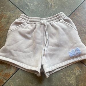 White fox shorts